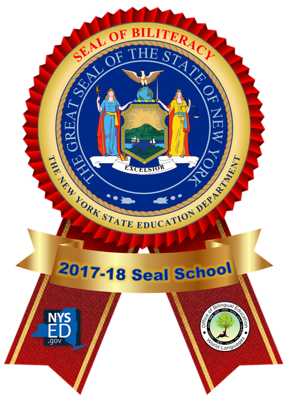 2017-18 Seal of Biliteracy from NYS