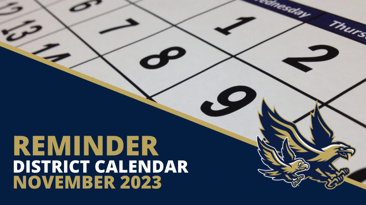 Thumbnail for Reminder District Calendar | November 2023