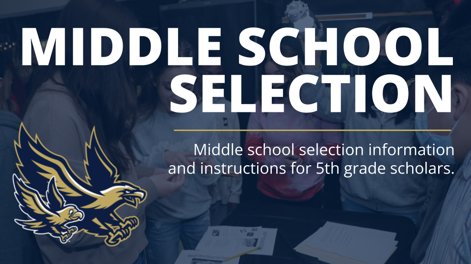 Thumbnail for LAST CHANCE | Middle School Selection | Deadline February 25th